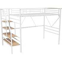 Amazon｜ロフトベッド システムベット パイプベッド シングル